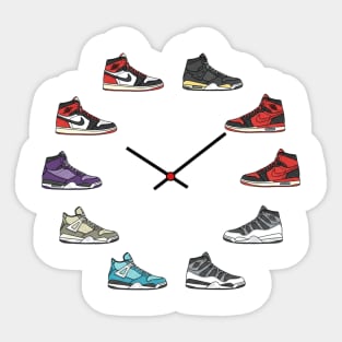 Jordan Sneaker Clock Sticker